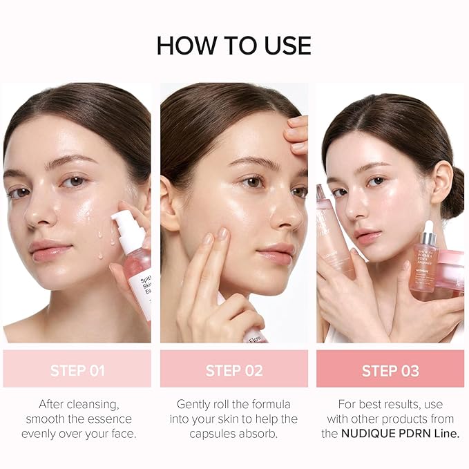 Skin Flow Essence – Peptide Serum for Firming, Elasticity & Anti-Aging with Peony Exosome, Hydrating Glass Skin Formula, 1.69 fl oz (50ml)