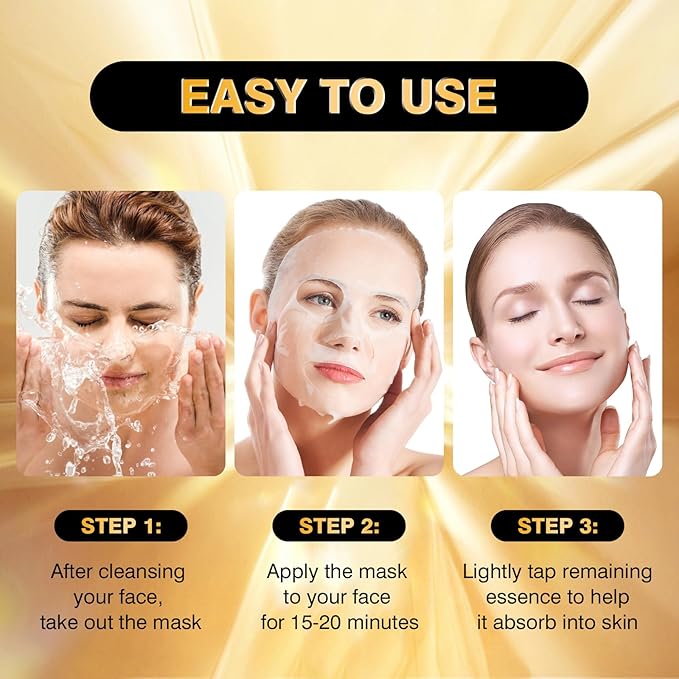 Facial Masks Skincare for Women,Moisturize Face Mask Sheet for Girl,Hydrating Face Mask for All Skin Types,Dry Skin & Sensitive Skin (10-Packs)