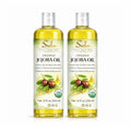SULU ORGANICS 100% Pure Organic Unrefined Golden Jojoba Oil 24 Oz (Ounces)-Set of 2 Bottles-Skin Care-Organic Hexane Free
