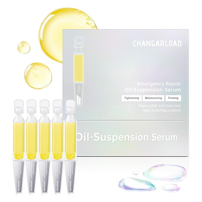 Emergency Repair Oil Suspension Serum | 99% Active skin Repair with Collagen + HA + CICA | Anti-Aging, Water-Balance,Ultra Hydrating, Instant Face Lift Korean 30x (Oil Suspension Serum)
