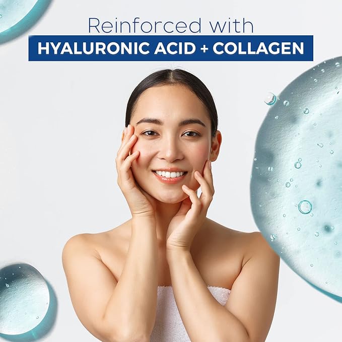 Skin Aesthetics Hyaluronic & Collagen Sheet Face Mask - Skin Firming, Anti-Aging, Moisturizing & Plumping - Dermatologist Tested Korean Skincare - Clean Beauty, Cruelty-Free - 5 Masks