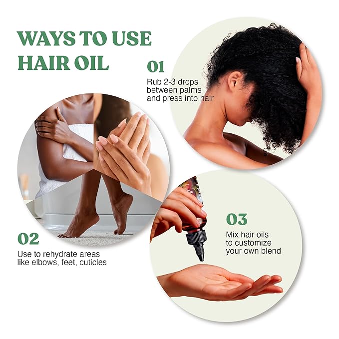Red by Kiss Professional 99% Natural Hair Oil, Organic Vegan Oil Blend for Moisturize & Nourish Hair, Biotin Infused, Hydration Add Shine & Smooth Hair (Jojoba, 2.5 Fl Oz)
