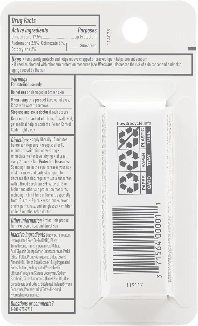 O'Keeffe's Lip Repair SPF 35 Lip Balm - Stick (3 Pack) - Sun-Safe Moisturizer for Extremely Cracked, Dry Lips