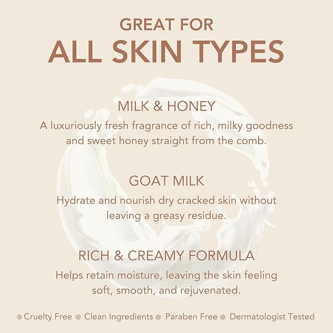 Dionis Goat Milk Body Lotion Milk & Honey 8.5 oz (Pack of 1)