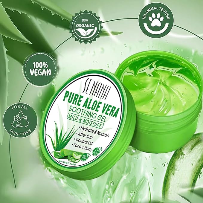 Aloe Infusion Body and Face Moisturizer - Natural Moisturizing Cream with Aloe Vera - Skin Care for Dry Skin, Anti Wrinkle, Acne Scars, Rosacea, Psoriasis Eczema Cream Lotion Unisex (1 PACK)