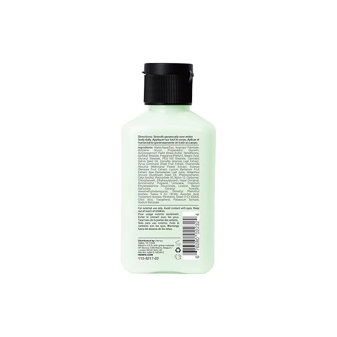 Hempz Exotic Natural Herbal Body Moisturizer with Pure Hemp Seed Oil, Green Tea and Asian Pear, 2.25 Fluid Ounce - Nourishing Vegan Skin Lotion for Dryness and Flaking with Acai and Goji Berry