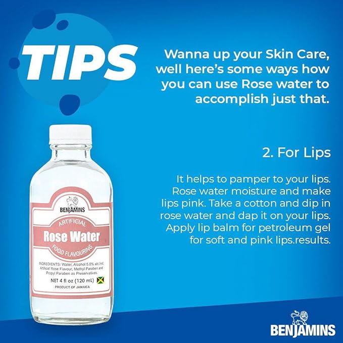 Benjamins Artifical Rose Water 16 Oz