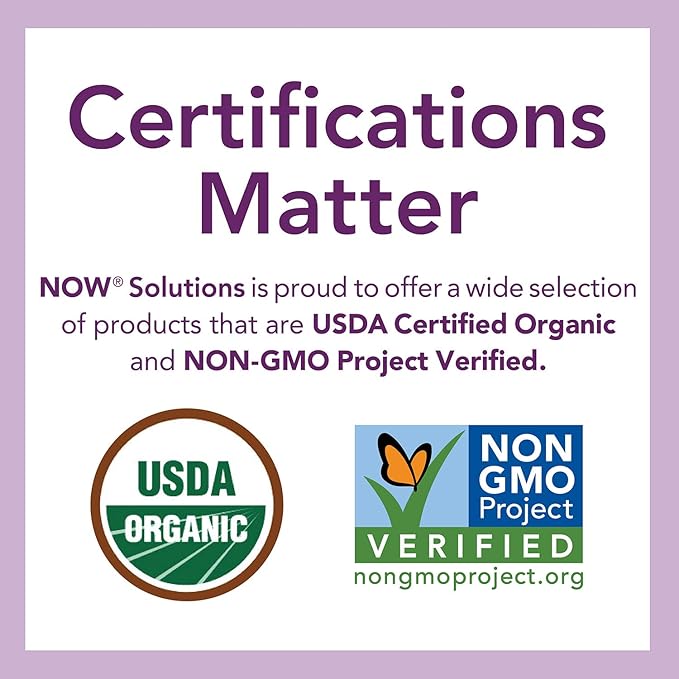 NOW Foods Solutions, Organic Marula Oil, Skin Hydrating and Nourishing, 100% Pure, 1-Ounce