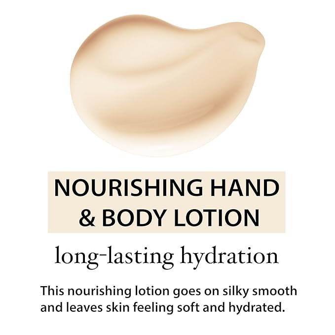 Organic Body Lotion - USDA Certified Organic Nourishing Hand & Body Lotion - Unscented - 8 fl oz