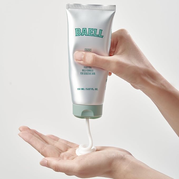Farro Enzyme Skincare Calming Cleansing Foam 150ml / 5.07oz, helps with gentle and soft cleansing with micro whip, keeping your face anti-aging & keep skin barrier.