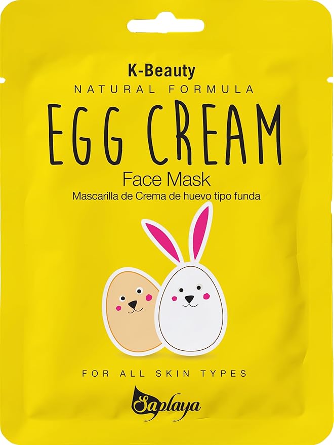 Saplaya Face Masks 6 Pack Scented Facemask Sheets Skin Care Mask Single Scent K-Beauty Natural Formula
