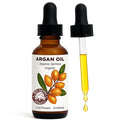 Best Nature's Cosmetics Argan Oil – 100% Pure & Unrefined Cold Pressed from Morocco - Restores Shine & Smooths Frizz - Hydrates Skin & Strengthens Nails - 2 fl oz / 60 ml
