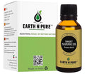 Earth N Pure Sweet Almond Oil (Badam Oil) Cold Pressed, Therapeutic Grade for Body, Skin, Hair 30 ml