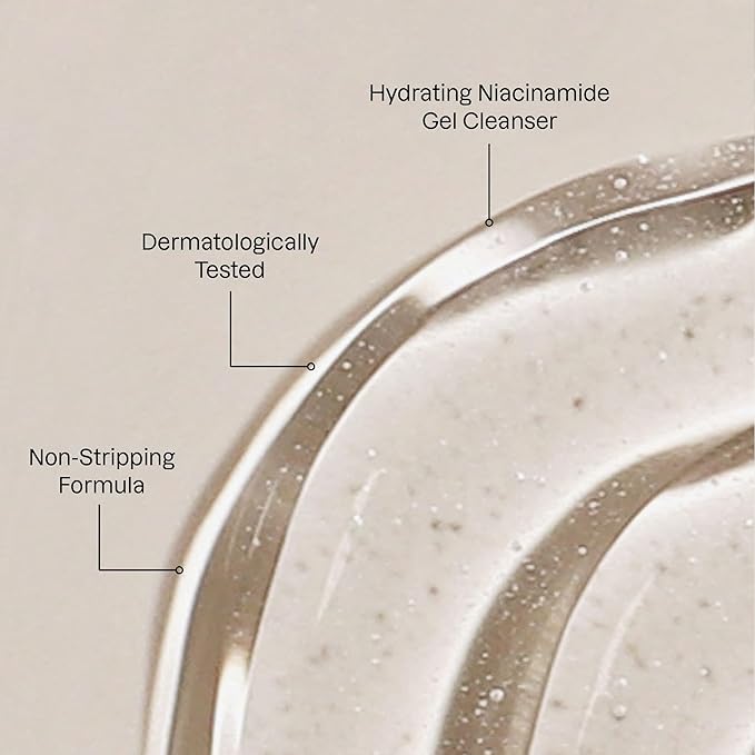 Karuna Balancing Facial Gel Cleanser | Gentle, Non-Stripping Daily Face Wash for All Skin Types | With Niacinamide, Hyaluronic Acid, and Snow Mushroom for Lightweight Hydration |150 ml