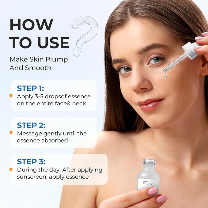 Hyaluronic Acid 2% + B5, Hyaluronic Acid Hydrating Serum for Face, Moisturizing Plump and Smooth Skin Care Face Serum-30ml