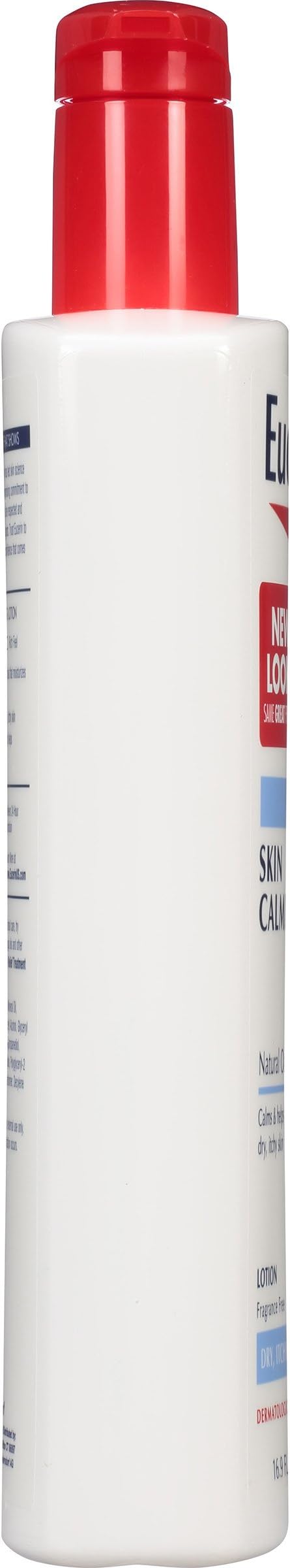 Eucerin Skin Calming Lotion - Full Body Lotion for Dry, Itchy Skin, Natural Oatmeal Enriched - 16.9 fl. oz Pump Bottle