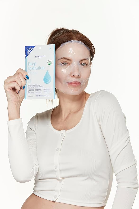 BioRepublic Deep Hydration Organic Facial Sheet Mask (6)