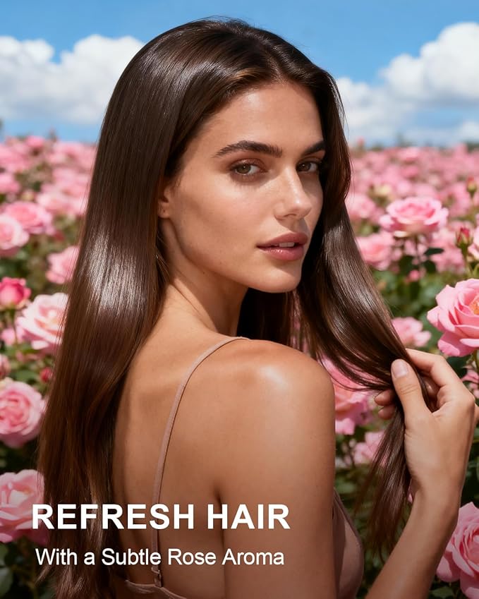 Yoken Pure Rose Water Toner for Face, 32 Fl Oz Bulk, 100% Rosa Damascena Rose Hydrosol, Refreshing Rosewater for Hair, Skin, Aromatherapy, Hydrates & Soothes, Alcohol Free, Chemical Free