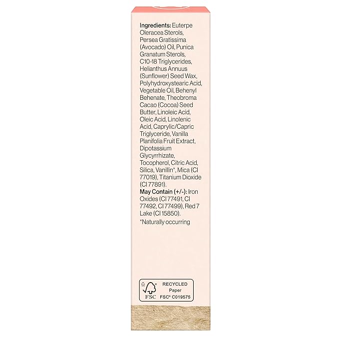 Honest Beauty Moisturizing Vegan Tinted Lip Balm, Antioxidant-Rich, Acai Extracts, Avocado Oil, Cruelty and Paraben-Free, Lychee Fruit