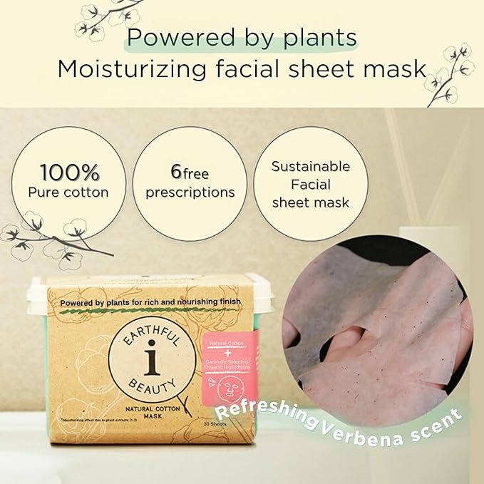 EARTHFUL BEAUTY i Sheet Mask Immortelle Scent - 10 Sheet