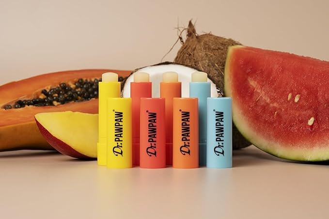 Dr. PawPaw Lip Balm - Hydrating Lip Balm Moisturizer with Aloe Vera for Deep Nourishment - Castor Oil Enriched - Watermelon - 0.13 oz