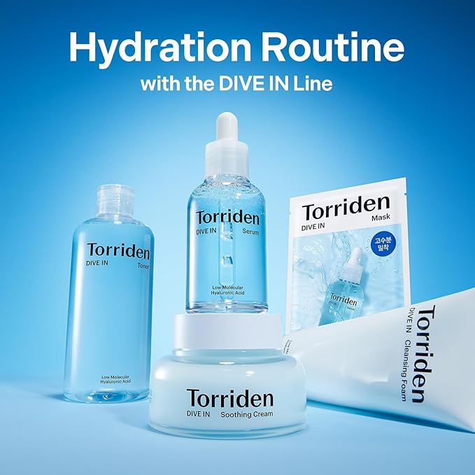 Torriden DIVE IN Cleansing Foam Face Wash 150ml (5.07 fl.oz.) | Hydrating Daily Facial Cleanser for All and Sensitive Skin | Hyaluronic Acid, Panthenol, Allantoin