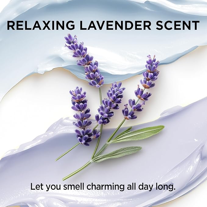 Lavender Whipped Body Butter, Whipped Body Butter for Women, Shea Body Moisturizer for Dry Skin, Gentle Hydration with Long Lasting Moisture-3.4 floz+6.8 floz