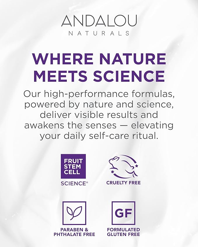 Andalou Naturals Age Defying Apricot Probiotic Cleansing Milk | Gentle Daily Hydrating Face Cleanser For Dry,Dehydrated Skin| With Fruit Stem Cell Complex | 6 fl oz,(Pack of 2)