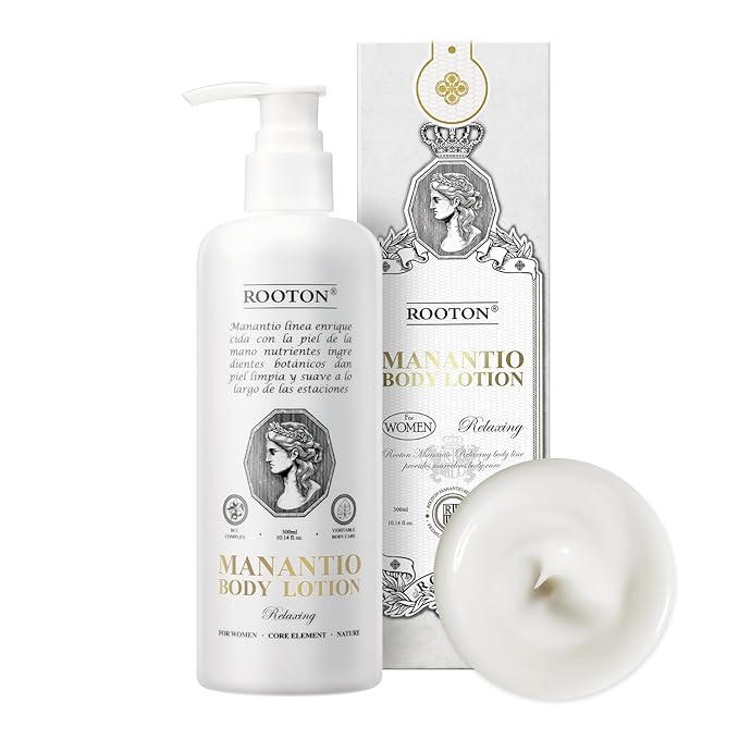 Manantio Women’s Vegan Body Lotion, Premium Customized Care for Smooth Texture, Wrinkle Care, Firmness & Deep Hydration, Improves Skin Elasticity and Moisture Balance, 300ml / 10.14 fl oz