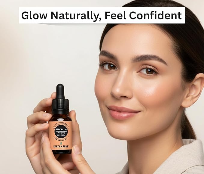 Earth N Pure Babchi Oil (Bakuchi Oil) Cold Pressed, Natural & Therapeutic Grade 30 ml