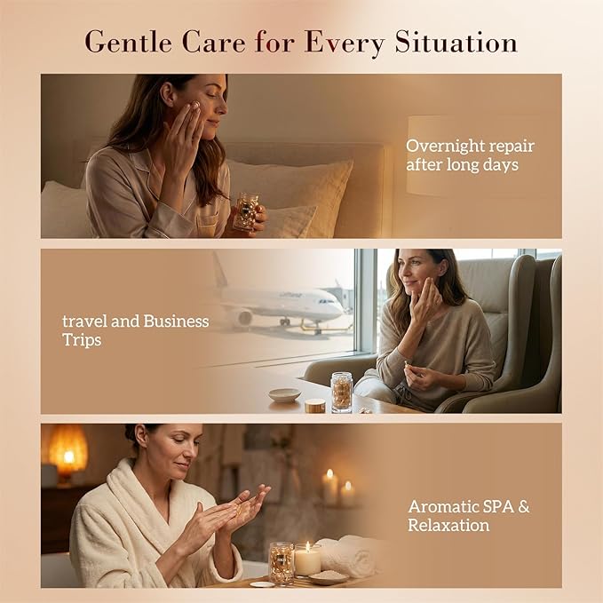HKH Bakuchiol Retinol Serum For Face: 30 Capsules Anti-Aging Serum Sensitive Skin - SGS Tested Wrinkle Reduction in 4 Weeks - Night Repair Oil With Peptides & Plant-Based Retinol - Travel-Friendly