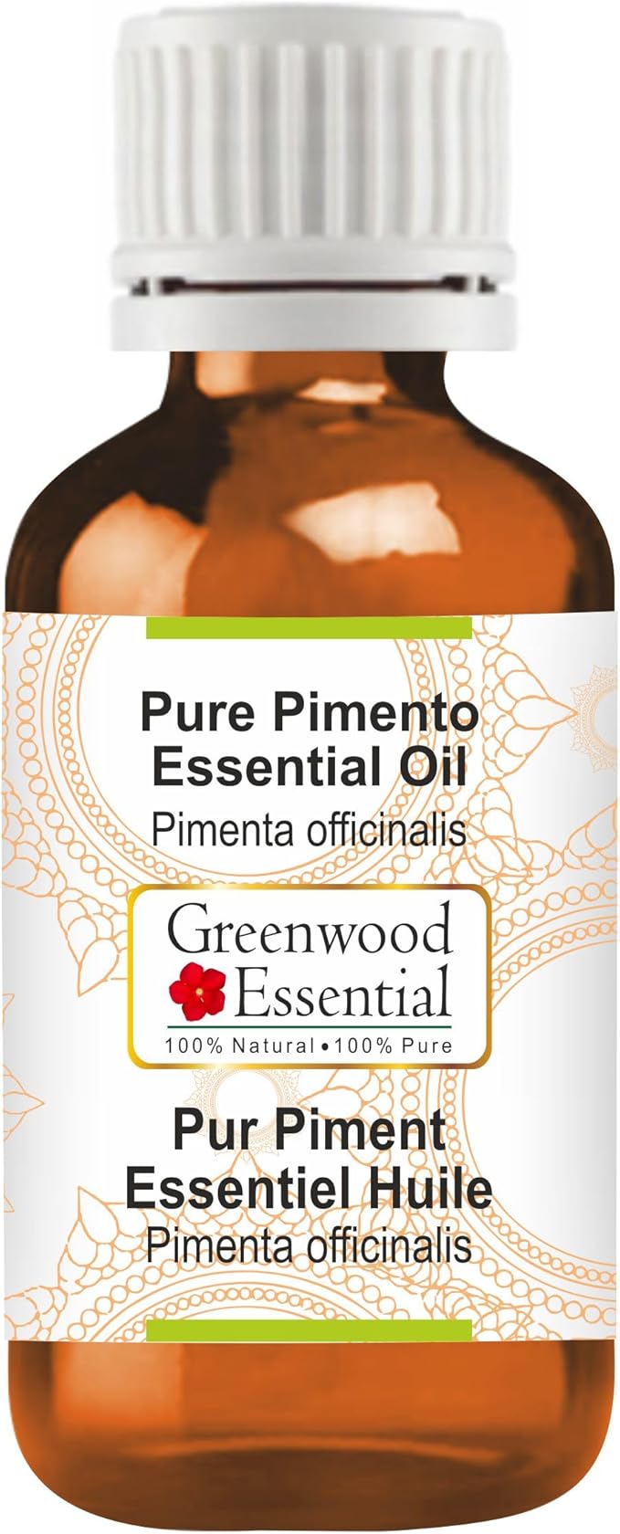 Greenwood Essential Pure Pimento Essential Oil (Pimenta officinalis) Steam Distilled 50ml (1.69 oz)