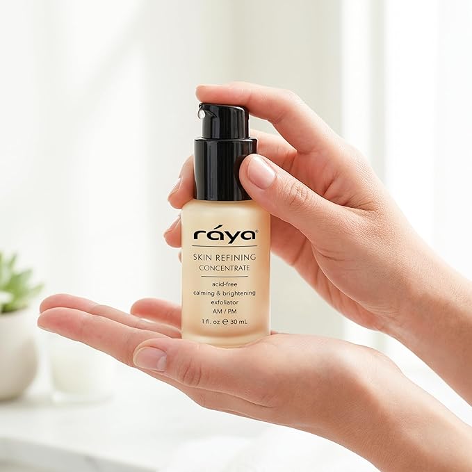 RAYA Skin Refining Concentrate (R-511) | Facial Serum for All Skin Types - Exfoliating, Pore-Minimizing & Complexion-Smoothing | Includes Vitamin C, Antioxidant, Anti Aging & Brightening Serum