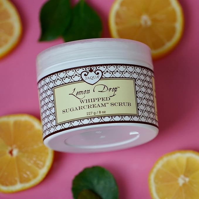 JAQUA Beauty Lemon Drop Handmade Whipped Organic Sugarcream Scrub