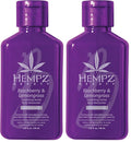Hempz Body Lotion - Blackberry & Lemongrass Daily Moisturizing Cream, Shea Butter Hand and Body Moisturizer - Hemp Lotion - Skin Care Products, Hemp Seed Oil - Mini, 2.25 oz. (Pack of 2)