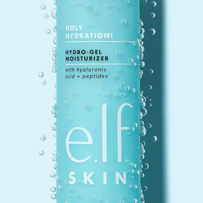 e.l.f. SKIN Holy Hydration! Hydro-Gel Moisturizer,Hydrates & Moisturizes Skin for a Plumped Up Complexion,Lightweight & Quick-Absorbing,1.76 Oz,(Pack of 2)