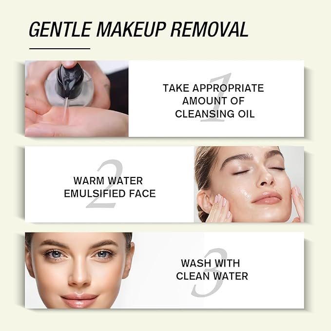 Rosemary & Vitamin E Cleansing Oil – 120ml | Plant-Based Makeup Remover, Deep Cleanse + Nourish