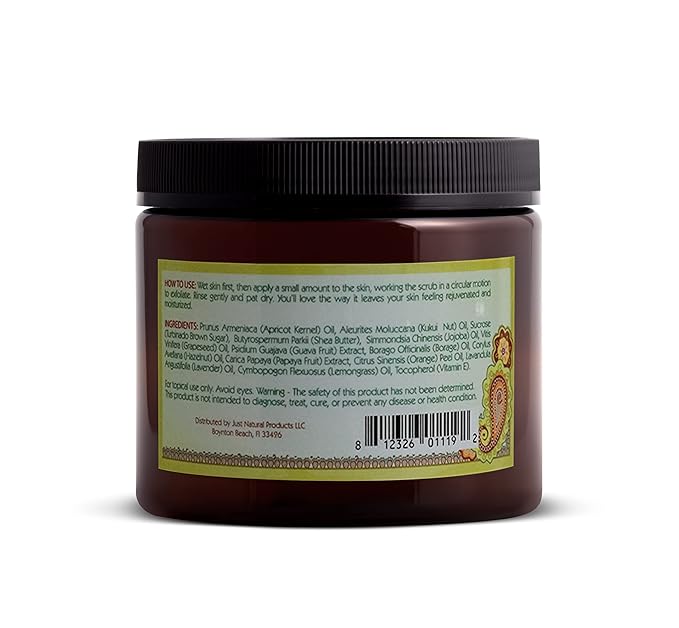 Turbinado Brown Sugar Body Scrub | Best Scrub for All Skin Types | Perfect polished skin delivered by 14 of nature’s best exfoliator and moisturizers