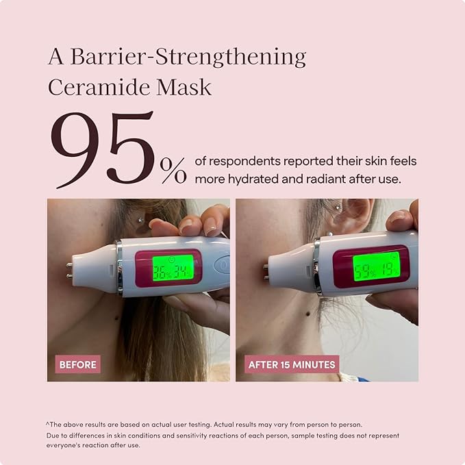 Pretti5 Ceramides+++ Hydrating Treatment Mask Deep Hydration and Strengthened Barrier for Dry Dull Skin Calms Inflammation & Redness TCM Science-Led Innovation Vegan Sensitive Skin Safe 100g