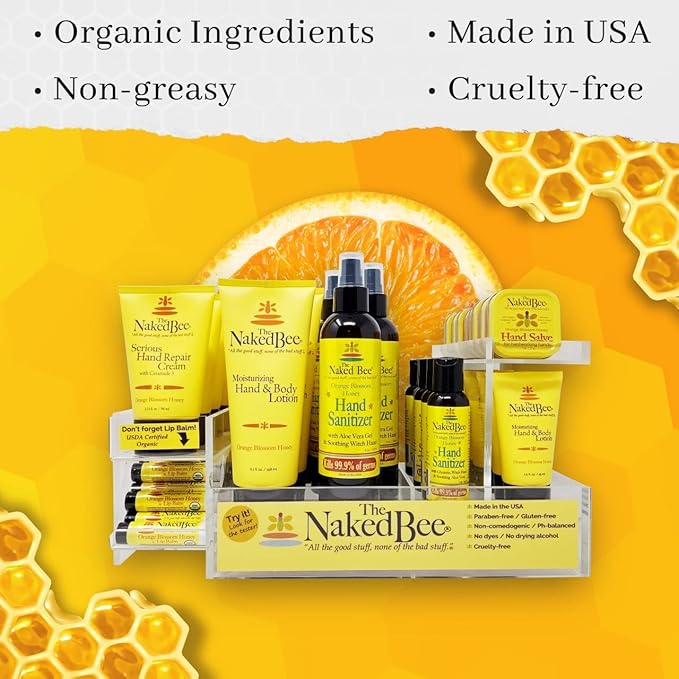 The Naked Bee Nourishing Body Lotion for All Skin Types (8 oz) Moisture Replenishing Lotion for Dry Skin with Nag Champa Sandalwood & Indian Massala