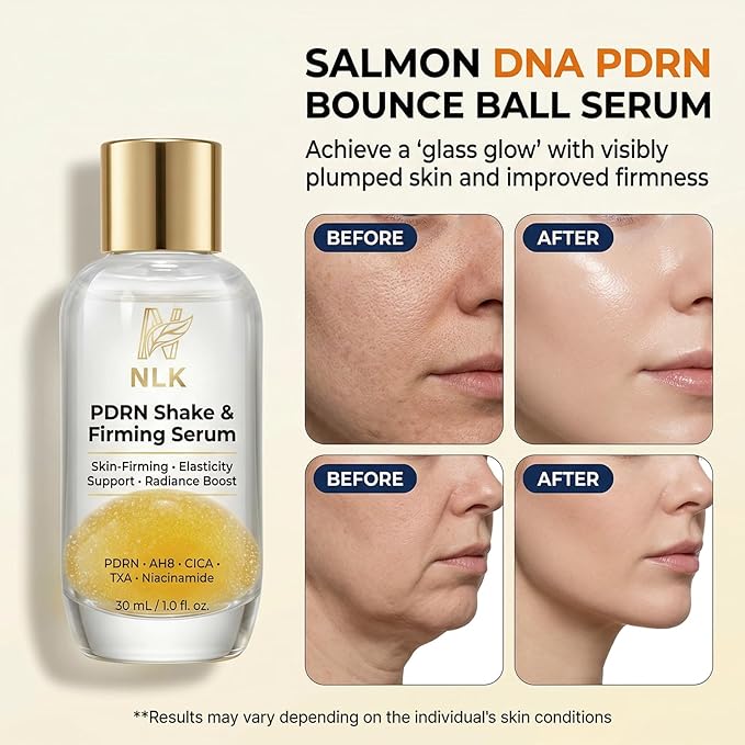 PDRN Bi-Phase Firming Serum, with AH8 Peptide, Centella Asiatica, and Niacinamide - An advanced serum for improved skin elasticity and radiance, Apple Stem Cell Elasticity Serum - 1 fl oz