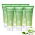 Aloderma Aloe Vera Gel Made within 12 Hours of Harvest with 99% Pure Organic Aloe Vera, Naturally Hydrating for Soothing Skincare, Moisturizing Aloe Gel for Skin, Face, Sensitive Skin - 4.02oz x 6ct