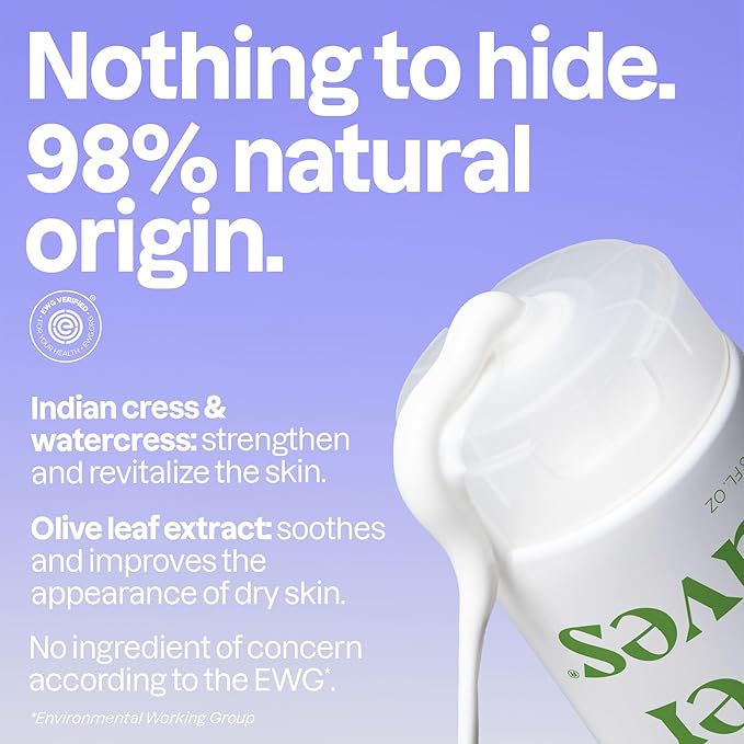 ATTITUDE Body Cream, EWG Verified Moisturizer, Vegan Moisturizing Products For Dry Skin, Dermatologically Tested, Pear & Amber Scent, 8 Fl Oz