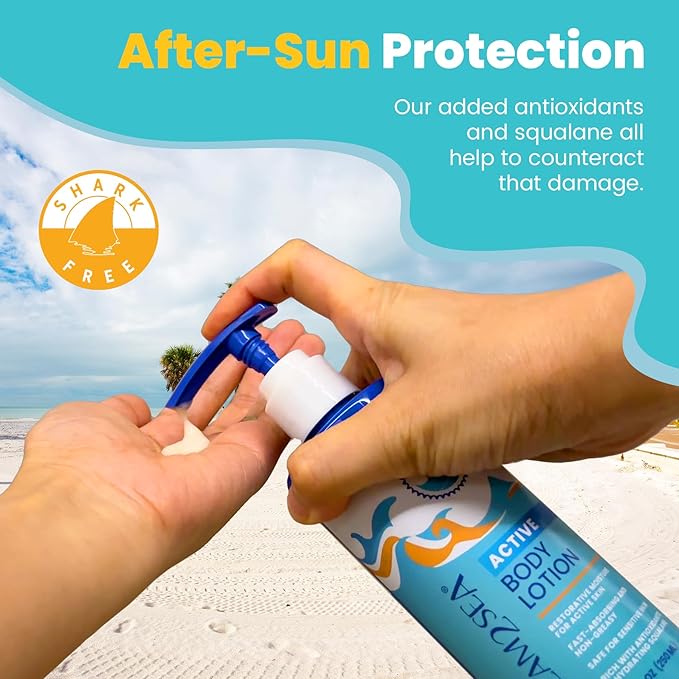 STREAM 2 SEA Nourishing Body Lotion For Dry Skin, 32 Fl oz Vitamin E Squalene Reef Safe and Paraben Free After Sun Moisturizing Body Lotion, Nourish and Protect Skin from Sun Exposure and Dry Weather