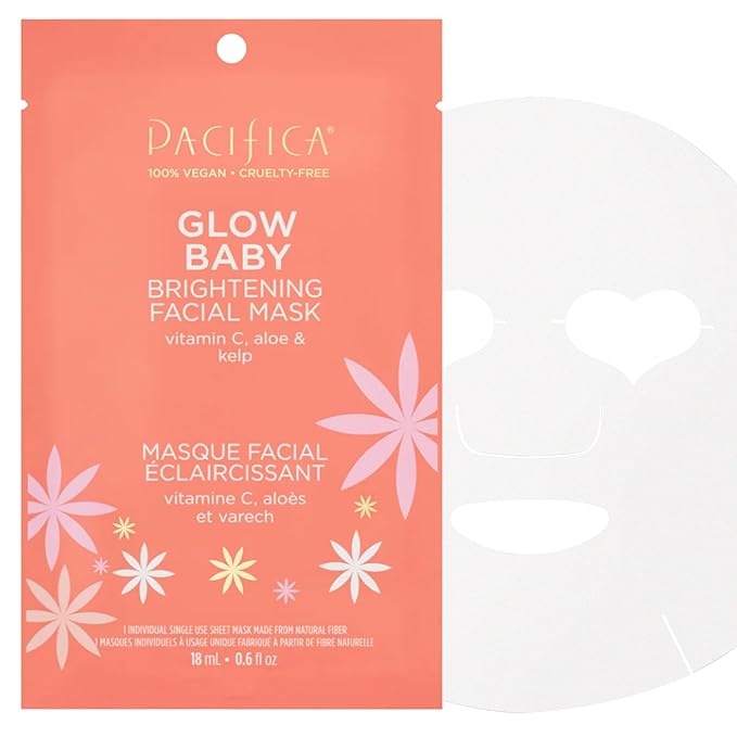 Pacifica, Facial Mask Brightening Glow Baby 0.6 Fl Oz