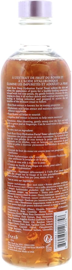 Fresh Rose Deep Hydration Facial Toner 250ml/8.4oz