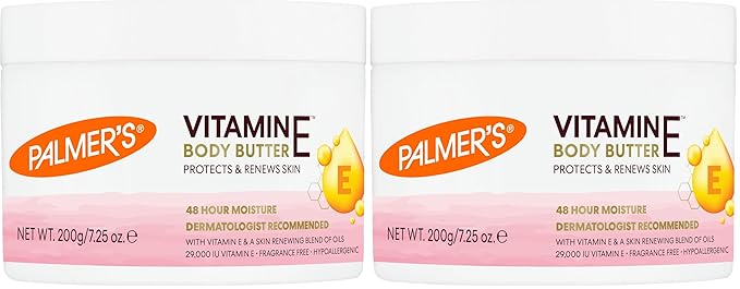 Palmer's Natural Vitamin E Body Butter, 7.25 Ounce (Pack of 2)