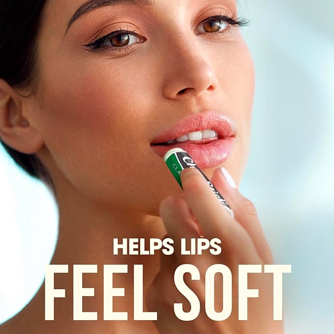 ChapStick Classic Spearmint Lip Balm Tubes, Moisturizing ChapStick for Lip Care, 0.15 Oz