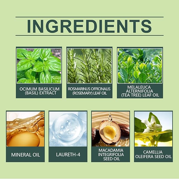 Plant-Based Cleansing Oil with Rosemary & Tea Tree Oil - Makeup Removing Face Wash Oil with Macadamia & Camellia Seed Oils for All Skin Types, 3.38FL.OZ