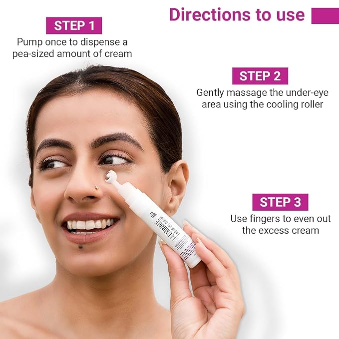 SOTRUE I-Luminate Under Eye Cream For Dark Circles For Women | For Puffy Eyes & Fine Lines, 15G | Enriched With Aloe Vera, Jojoba Seed & Vitamin E | Suitable For All Skin Types